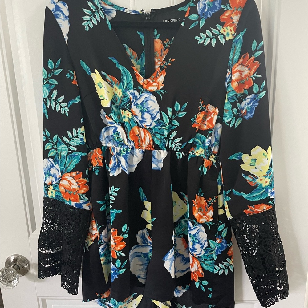 Mink Pink Floral Romper